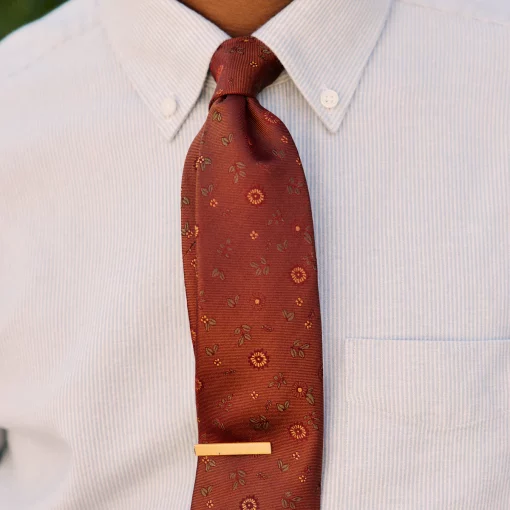 Fall Florals Rust Tie